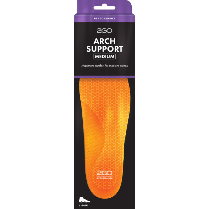 Arch support insoles for performance