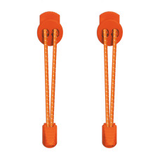 Cadarços refletivos elásticos laranja neon