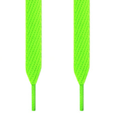 Cadarços largos verde neon