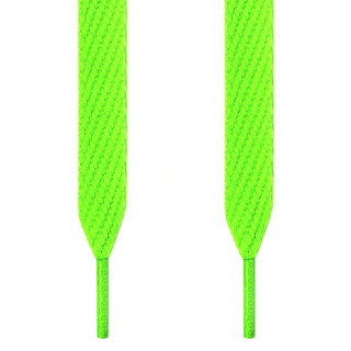 Cadarços largos verde neon