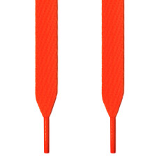 Cadarços largos laranja neon
