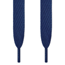 Cadarços super largos azul-marinho