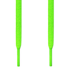 Cadarços ovais verde-neon