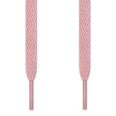 Cadarços chatos rosa